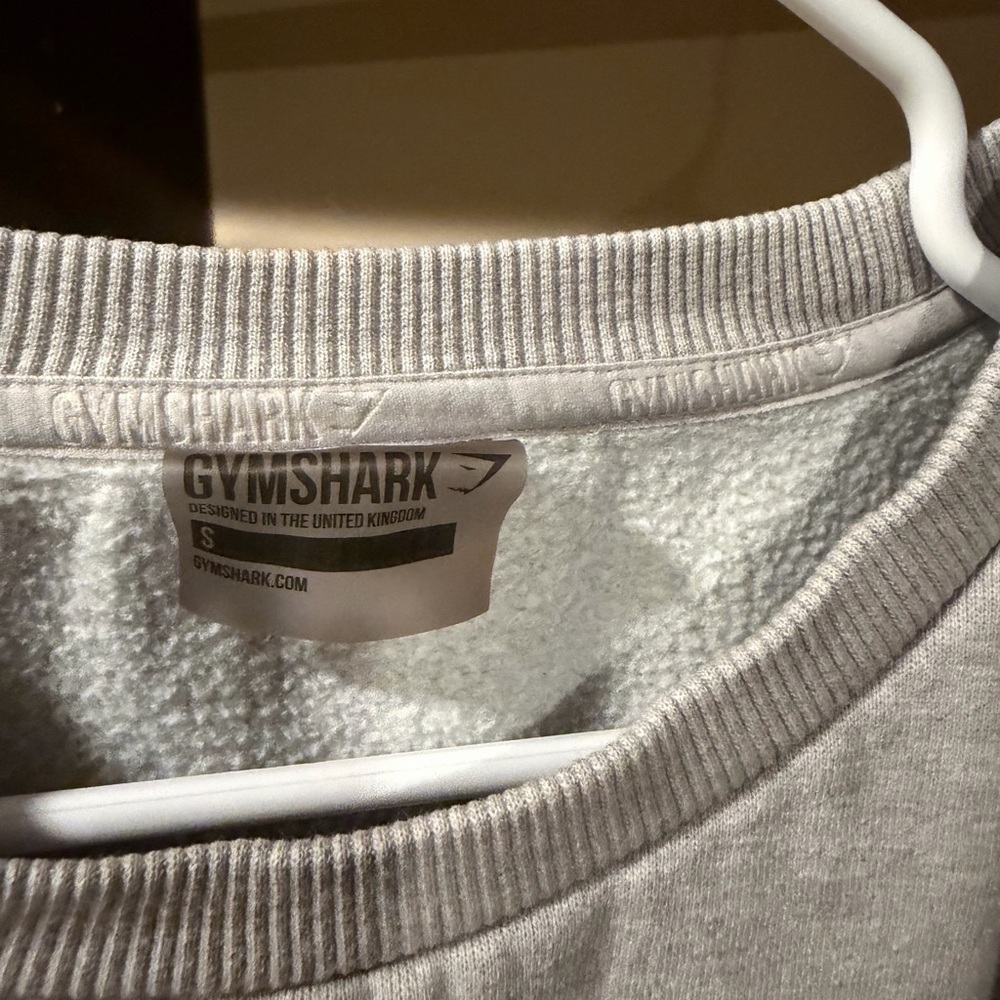 Gymshark Light Gray Sweatshirt - Picture 3 of 4